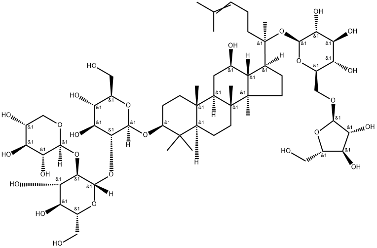 三七皂苷FP2, 1004988-75-3, 结构式