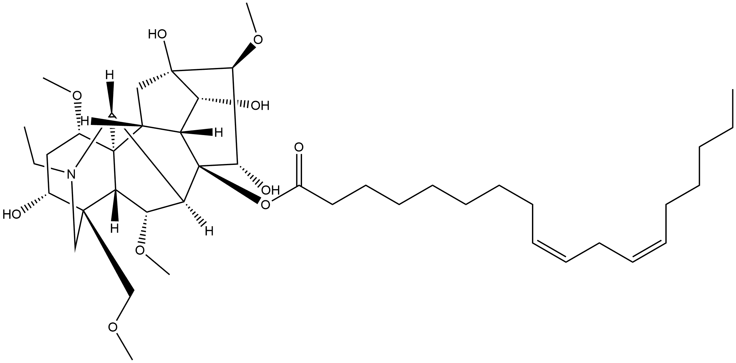 Aconine-8-linoleate Struktur
