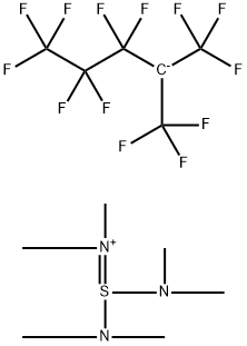 Methanaminium, N-[bis(dimethylamino)-λ4-sulfanylidene]-N-methyl-, salt with 1,1,1,2,2,3,3,5,5,5-decafluoro-4-(trifluoromethyl)pentane (1:1)