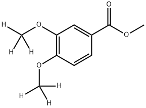 methyl 3,4-di[C2H3]methoxybenzoate 化学構造式