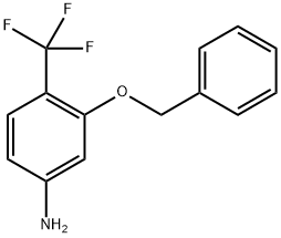 3-(Benzyloxy)-4-(trifluoromethyl)aniline Structure