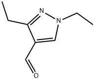 1,3-diethyl-1H-pyrazole-4-carbaldehyde Structure