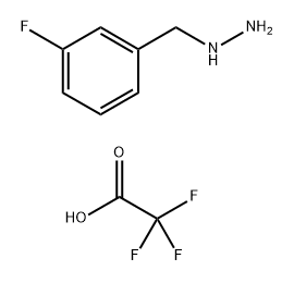 Hydrazine, [(3-fluorophenyl)methyl]-, 2,2,2-trifluoroacetate (1:1),1007599-48-5,结构式