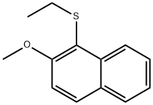 1-(Ethylthio)-2-methoxynaphthalene 结构式