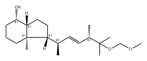 1H-Inden-4-ol, octahydro-1-[5-(MethoxyMethoxy)-1,4,5-triMethyl-2-hexenyl]-7a-Methyl-, [1R-[1α(1R*,2E,4S*),3aβ,4α,7aα]]- (9CI) Struktur