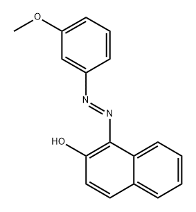 2-Naphthalenol, 1-[(1E)-(3-methoxyphenyl)azo]- (9CI) Structure