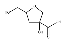 D-erythro-Pentitol, 1,4-anhydro-2-C-carboxy-3-deoxy-,100897-02-7,结构式