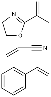 Styrene·acrylonitrile·2-isopropenyl-2-oxazoline copolymer Structure