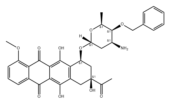 柔红霉素杂质8 结构式