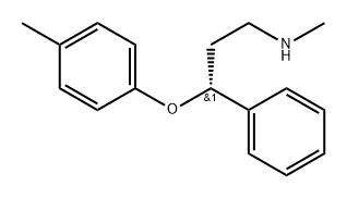 Benzenepropanamine, N-methyl-γ-(4-methylphenoxy)-, (γR)- Structure