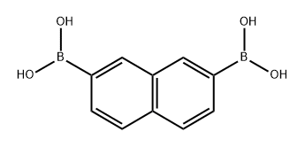 B, B'-2,7-萘二酰二[硼酸,1012085-47-0,结构式