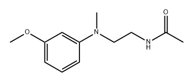 Acetamide, N-[2-[(3-methoxyphenyl)methylamino]ethyl]- Structure