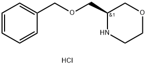 Morpholine, 3-[(phenylmethoxy)methyl]-, hydrochloride, (S)- (9CI),101376-19-6,结构式