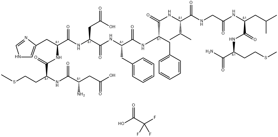 神经激肽B TFA, 101536-55-4, 结构式