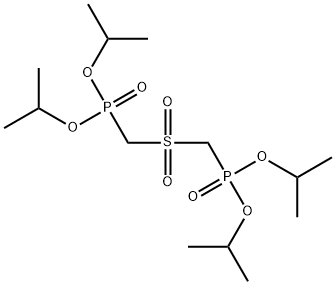 P,P,P′,P′-Tetrakis(1-methylethyl) P,P′-[sulfonylbis(methylene)]bis[phosphonate] Struktur