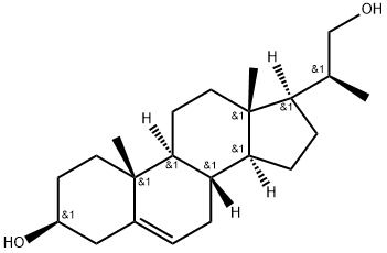 (20S)-20-甲基-孕甾-(5)烯-(3Β.21)-二醇, 10162-98-8, 结构式