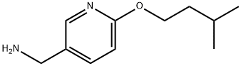 6-(3-Methylbutoxy)-3-pyridinemethanamine Structure