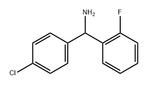 (4-chlorophenyl)(2-fluorophenyl)methanamine Structure