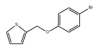 Thiophene, 2-[(4-bromophenoxy)methyl]- Struktur