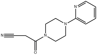 1-Piperazinepropanenitrile, β-oxo-4-(2-pyridinyl)- Structure