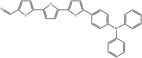 5''-(4-(DIPHENYLAMINO)PHENYL)-2,2';5',2''-TERTHIOPHEN-5-YL-CARBALDEHYDE 结构式