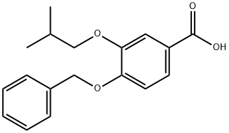4-(benzyloxy)-3-isobutoxybenzoic acid Structure