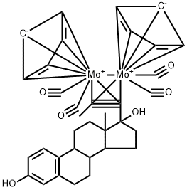 17-propynylestra-1,3,5-triene-3,17-diol dicyclopentadienyl dimolybdenum tetracarbonyl,101859-58-9,结构式