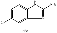 6-Chloro-1H-Benzo[D]Imidazol-2-Amine Hydrobromide,1018894-96-6,结构式