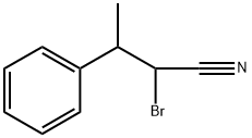 2-bromo-3-phenylbutanenitrile, Mixture of diastereomers Struktur