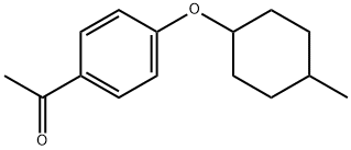 1-[4-[(4-Methylcyclohexyl)oxy]phenyl]ethanone Struktur