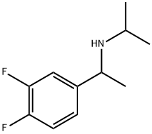 N-(1-(3,4-二氟苯基)乙基)丙-2-胺,1019550-36-7,结构式