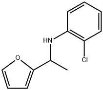 2-氯-N-(1-(呋喃-2-基)乙基)苯胺 结构式