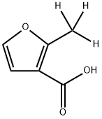 2-Methyl-3-furoic Acid-d3 化学構造式