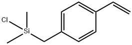 1-[(Chlorodimethylsilyl)methyl]-4-ethenylbenzene Structure
