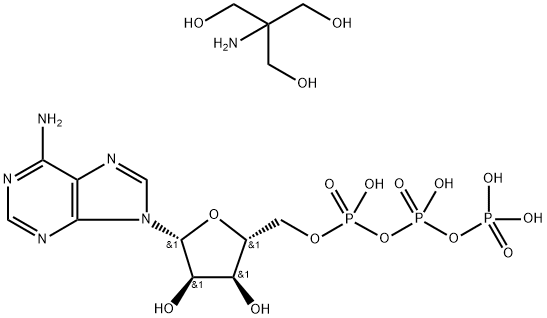 腺苷5`-三磷酸酯二(三羟甲基胺)盐二水合物,102047-34-7,结构式