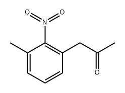 2-Nitro-3-(2-oxopropyl)toluene Structure