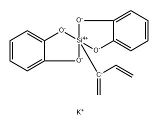 Potassium bis(1,2-benzenediolato)(1,3-butadien-2-yl)silicate, min. 98% Struktur