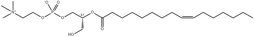 3,5,8-Trioxa-4-phosphatetracos-17-en-1-aminium, 4-hydroxy-7-(hydroxymethyl)-N,N,N-trimethyl-9-oxo-, inner salt, 4-oxide, (7R,17Z)- Struktur
