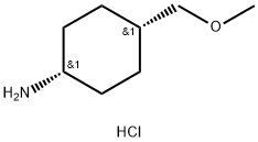 顺式-4-(甲氧基甲基)环己胺盐酸盐, 1022158-93-5, 结构式