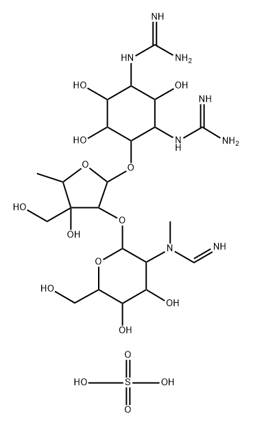 STREPOMYCIN, FORMIMIDOYLDIHYDRO, SESQUISULFATE SALT 结构式