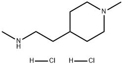 4-Piperidineethanamine, N,N-dimethyl-, hydrochloride (1:2) Struktur
