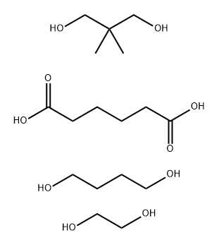 Adipic acid-1,4-butanediol-2,2-dimethyl-1,3-propanediol-1,2-ethanediol copo,102561-50-2,结构式