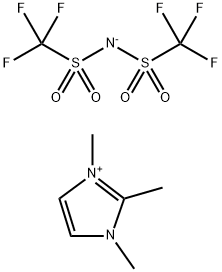 1H-Imidazolium, 1,2,3-trimethyl-, salt with 1,1,1-trifluoro-N-[(trifluoromethyl)sulfonyl]methanesulfonamide (1:1)|1,2,3-三甲基咪唑双(三氟甲烷磺酰)亚胺盐