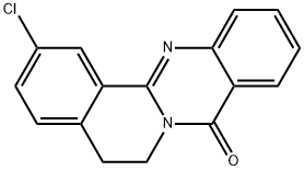 2-chloro-5,6-dihydro-8H-isoquinolino[1,2-b]quinazolin-8-one,1027437-69-9,结构式