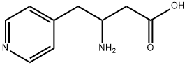 4-Pyridinebutanoic acid, β-amino- 化学構造式