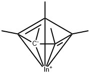 PENTAMETHYLCYCLOPENTADIENYLINDIUM (I), ELEC. GR. (99.999%-IN) PURATREM,102920-51-4,结构式