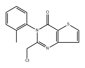 2-Chloromethyl-3-o-tolyl-3H-thieno[3,2-d]pyrimidin-4-one,1029280-68-9,结构式