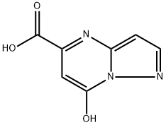 7-hydroxypyrazolo[1,5-a]pyrimidine-5-carboxylic acid 化学構造式