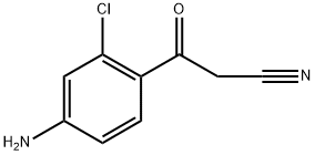 Benzenepropanenitrile, 4-amino-2-chloro-β-oxo- Structure