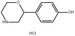 Phenol, 4-(2-morpholinyl)-, hydrochloride Structure